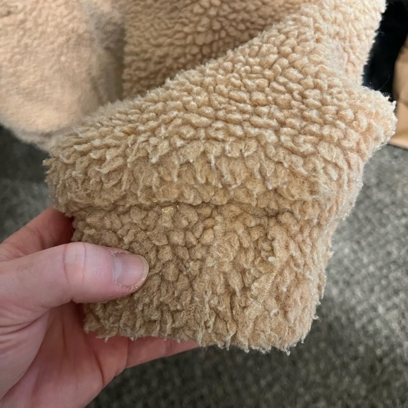 I.AM.GIA Pixie Teddy REVOLVE Zip Up Coat Jacket in Caramel Neutral Slouchy XS - Picture 6 of 9